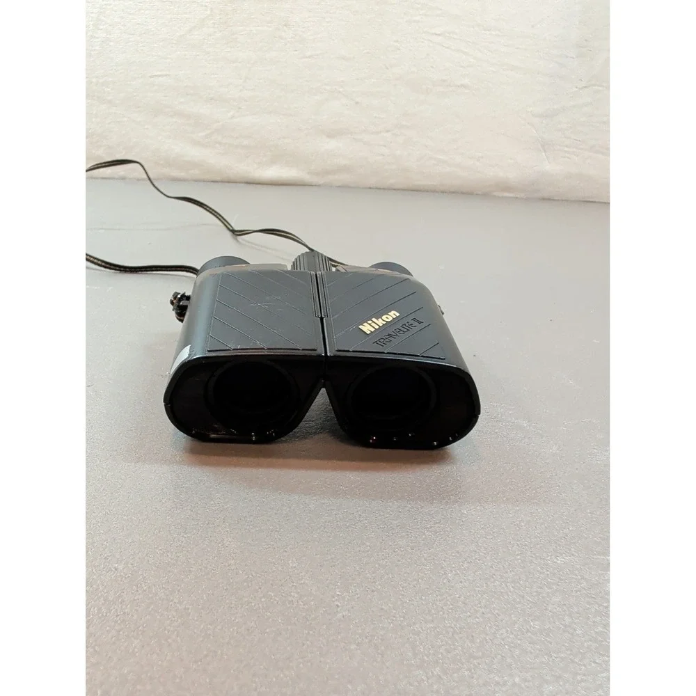 Nikon Travelite II Binoculars Black Compact Vintage with Nikon Japan Case